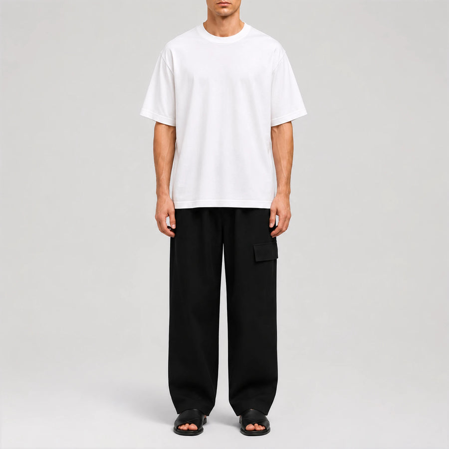 ShoreCotton White Oversized T-Shirt, front view