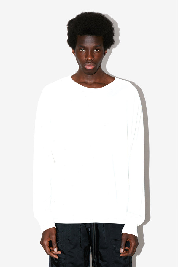 White Pima Long Sleeve T-Shirt