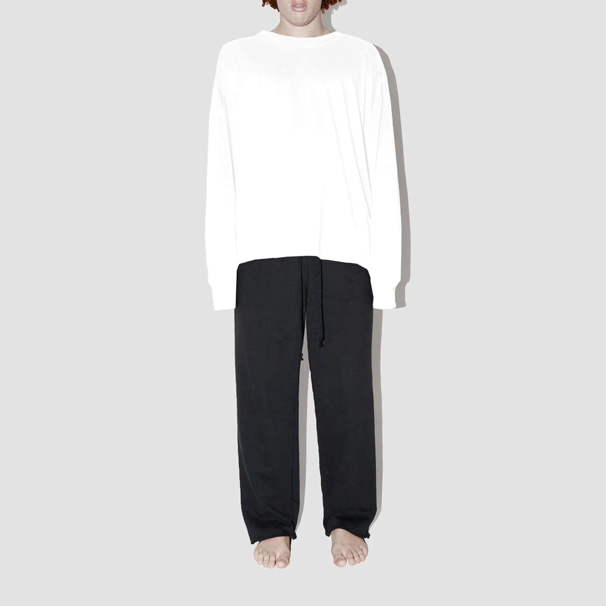 ElevaPima White Long Sleeve T-Shirt