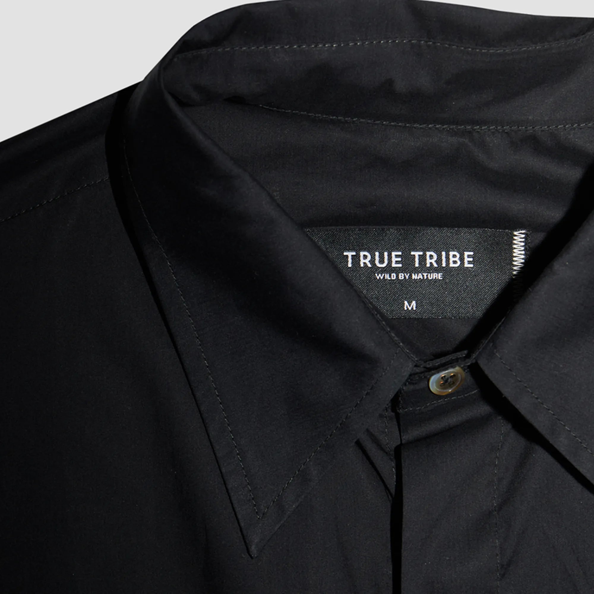 GizaFine Black Oversized Shirt