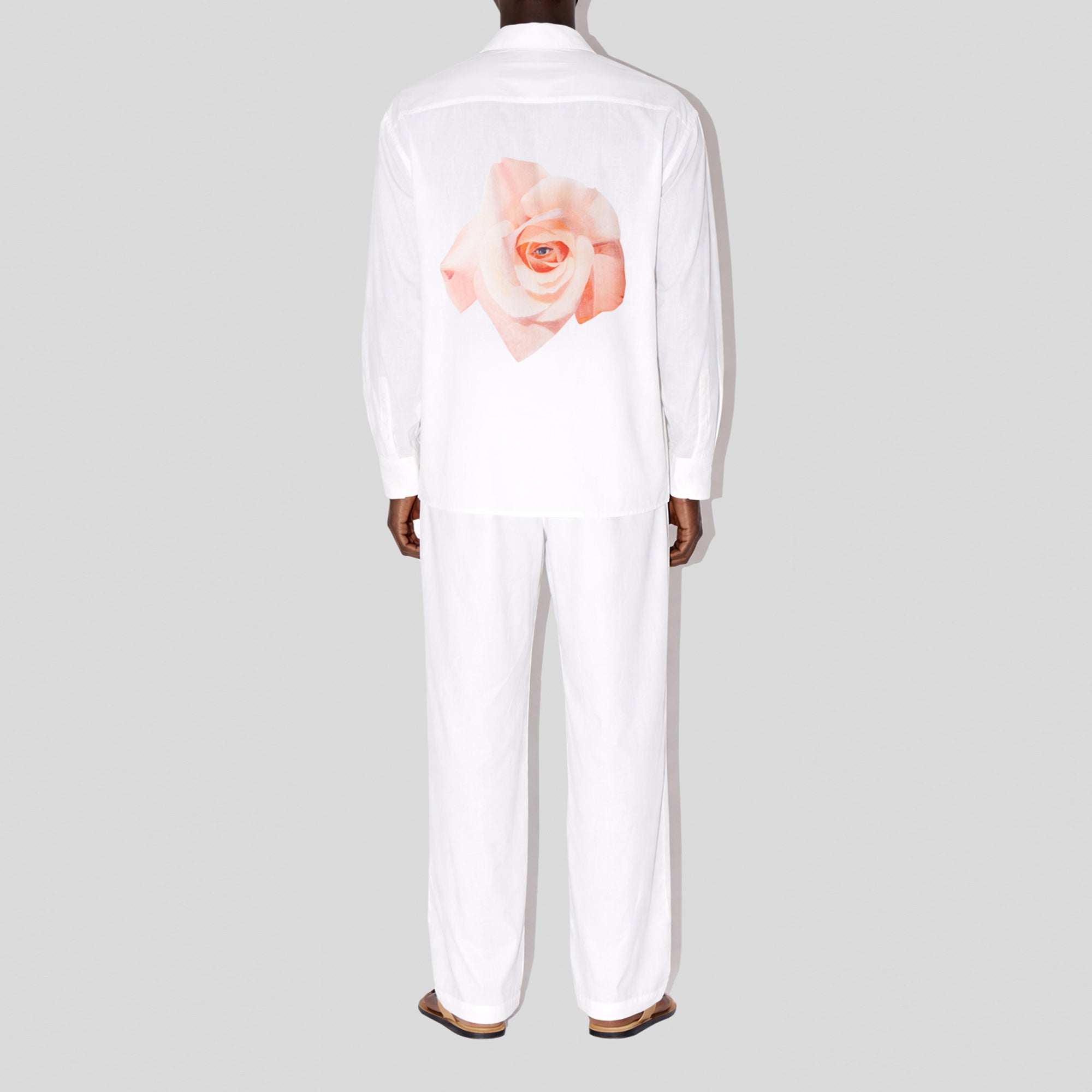 Paris White Oversized Shirt