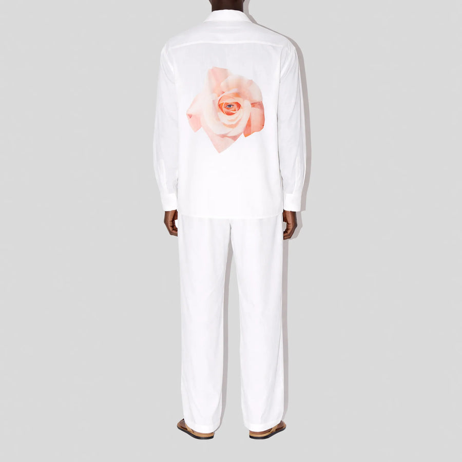 Paris White Oversized Shirt