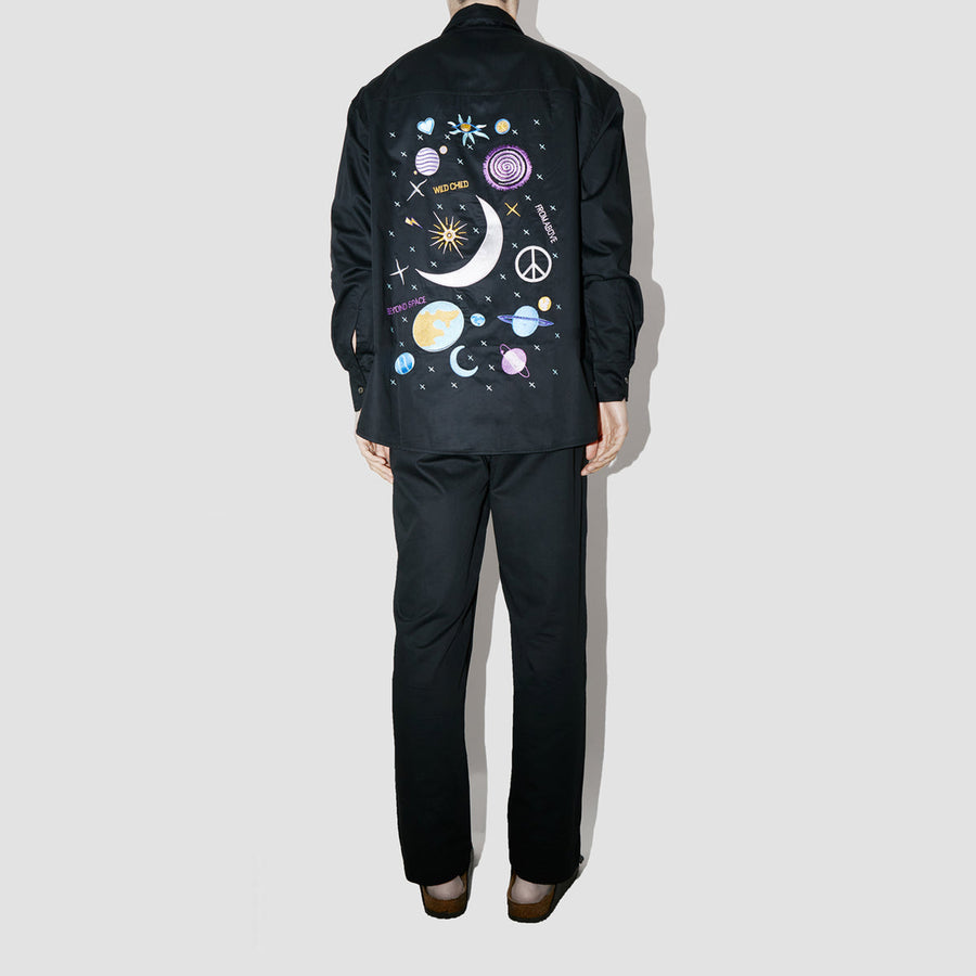 Wild Child Black Oversized Shirt