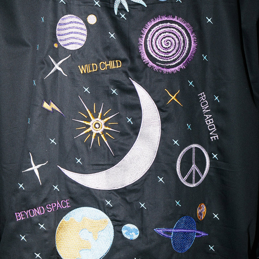 Wild Child Black Oversized Shirt