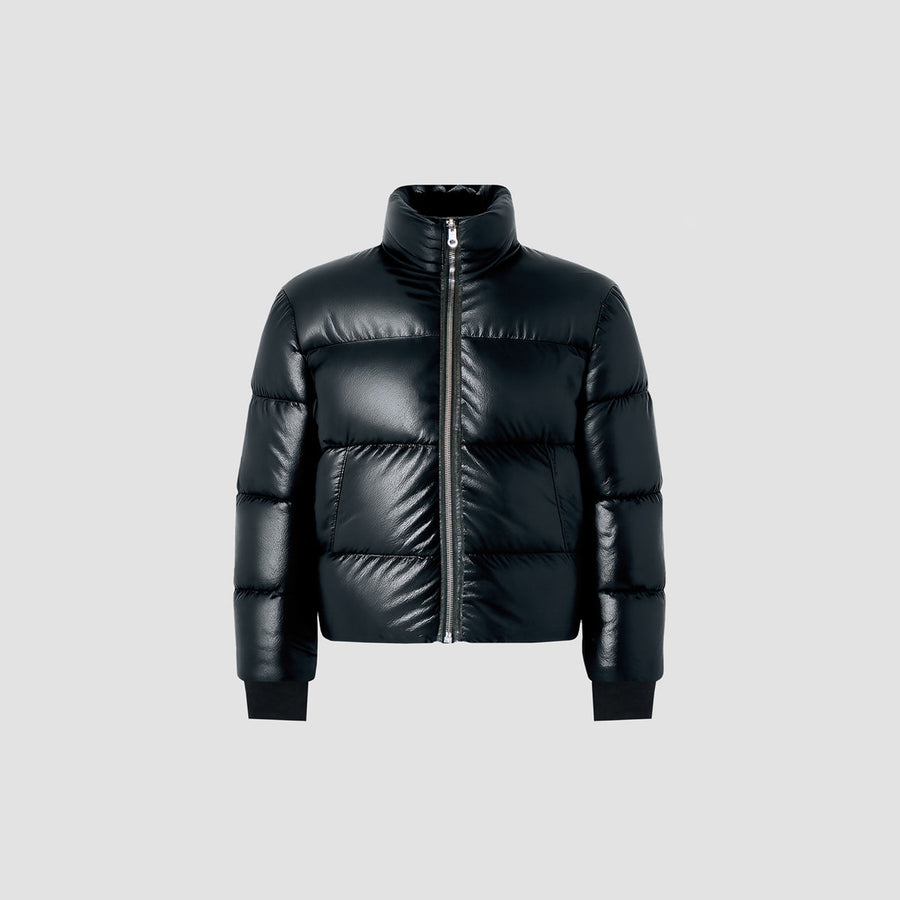 LuxLite Black Puffer Jacket