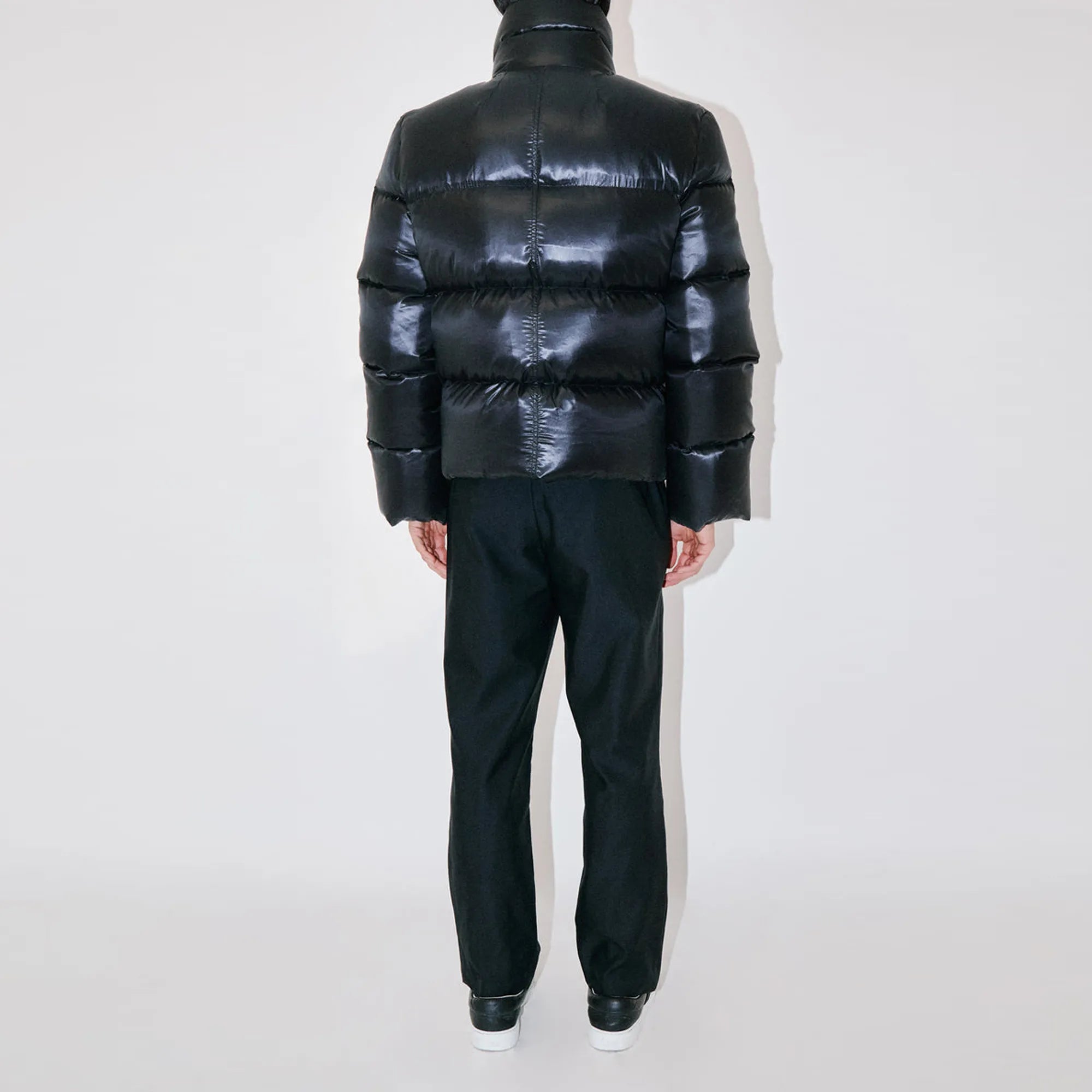 LuxLite Black Puffer Jacket