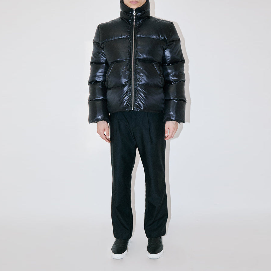 LuxLite Black Puffer Jacket