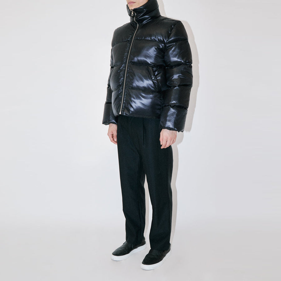 LuxLite Black Puffer Jacket