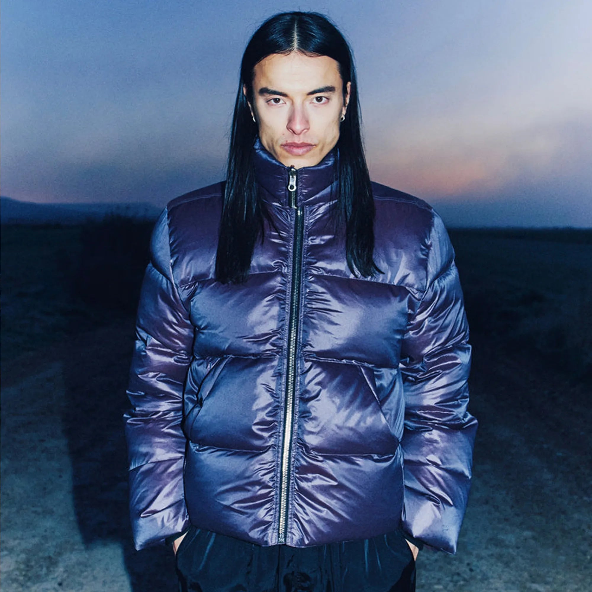 LuxLite Mauve Puffer Jacket
