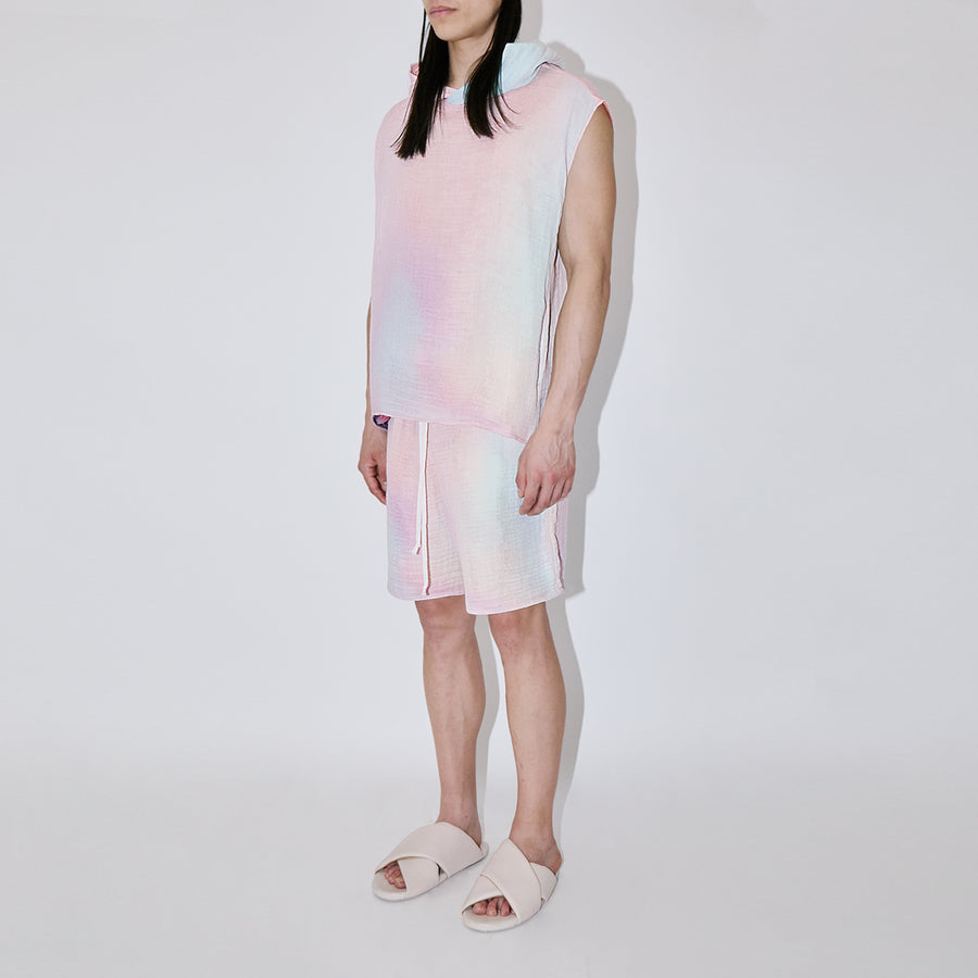 AngelWeave Indus Gauze Sleeveless Hoodie