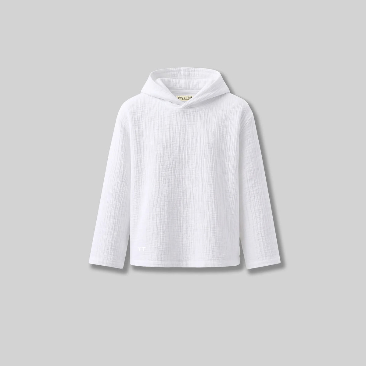 AngelWeave White Gauze Hoodie