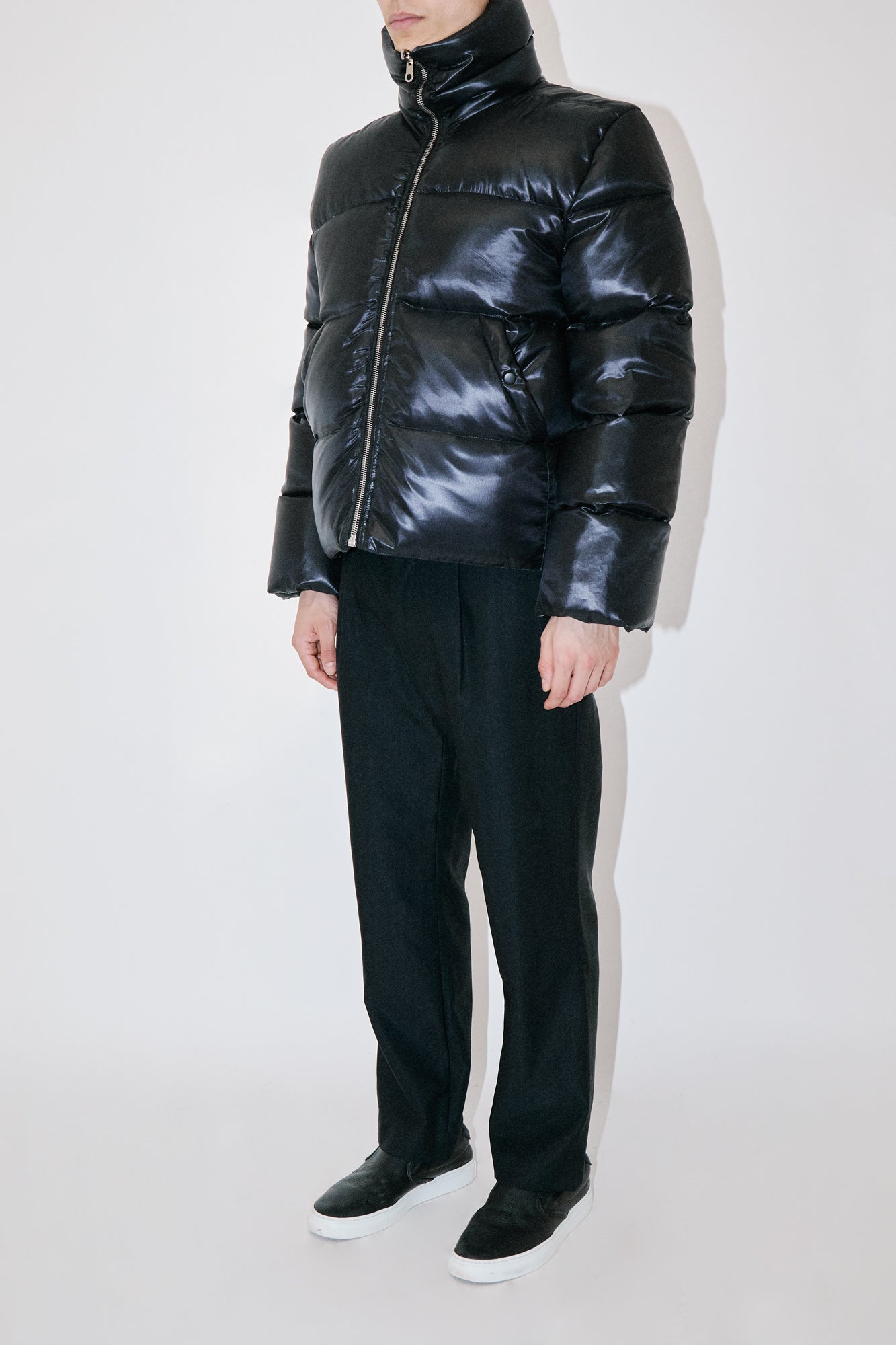 LuxLite Black Puffer Jacket