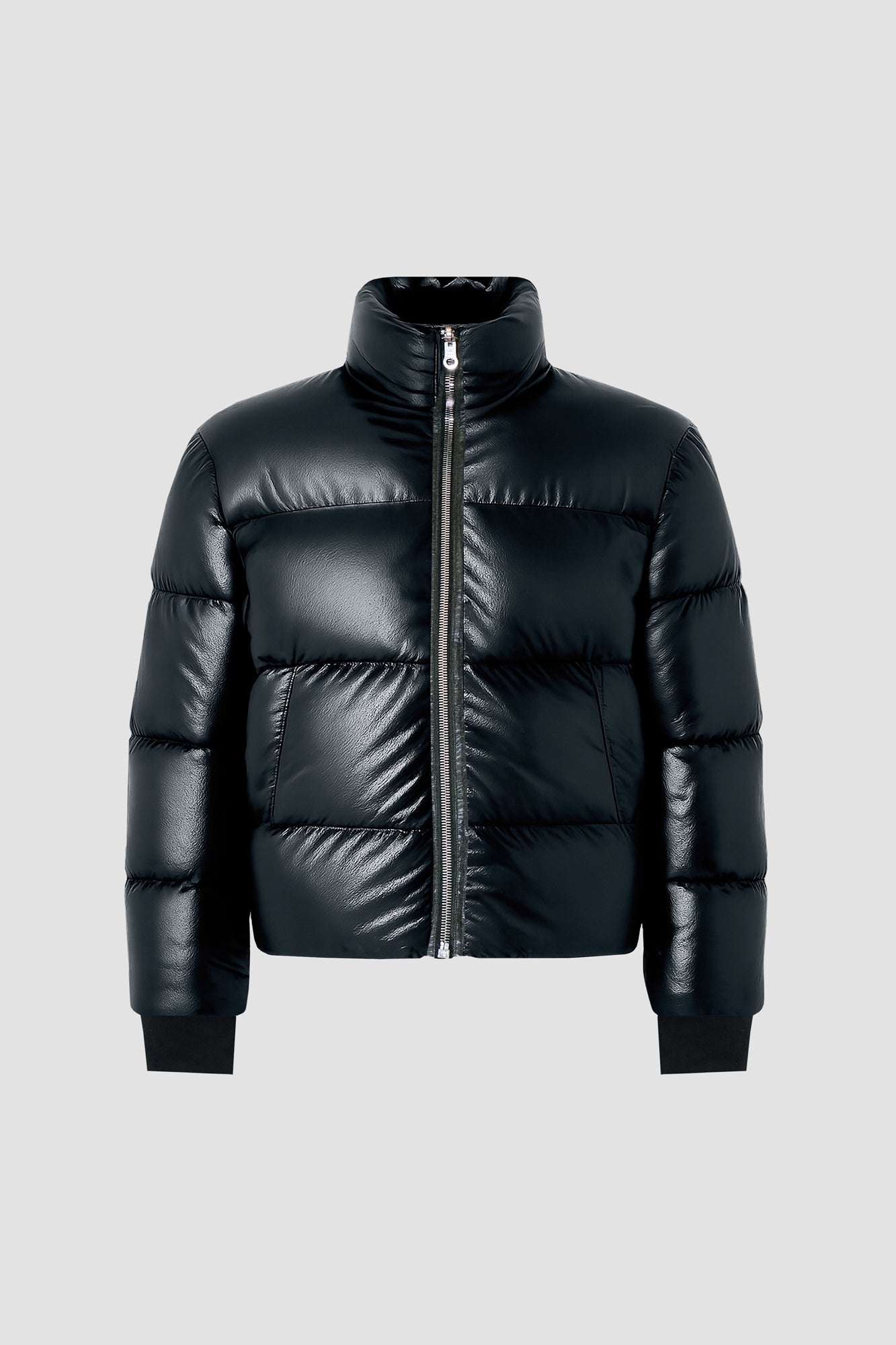 LuxLite Black Puffer Jacket