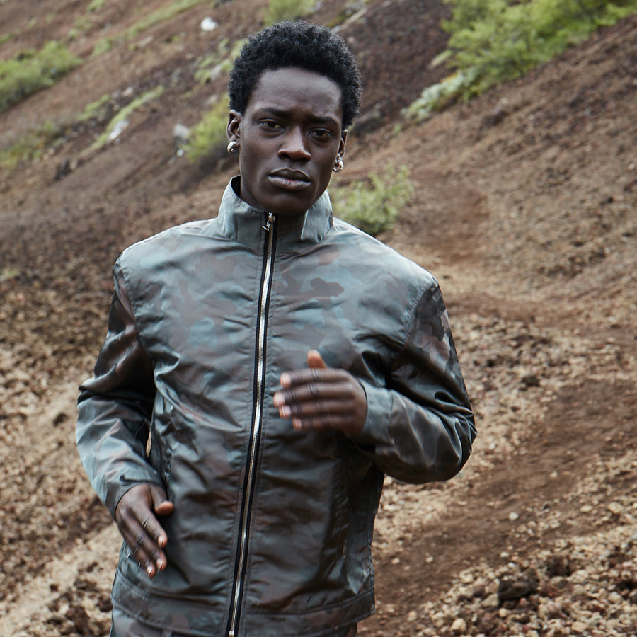 Camo Grigio Track Jacket