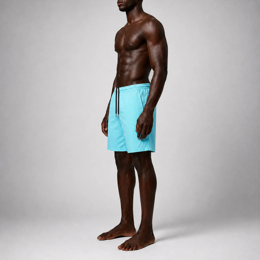 AquaSilk Blue Classic Swim Shorts