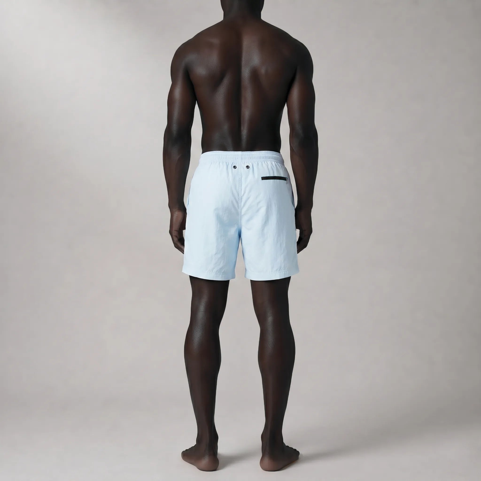 AquaSilk Sky Blue Classic Swim Shorts