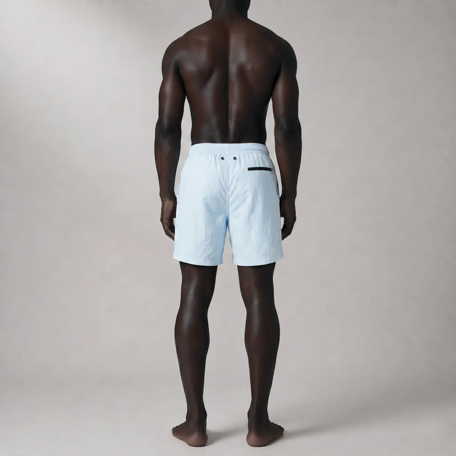 AquaSilk Sky Blue Classic Swim Shorts