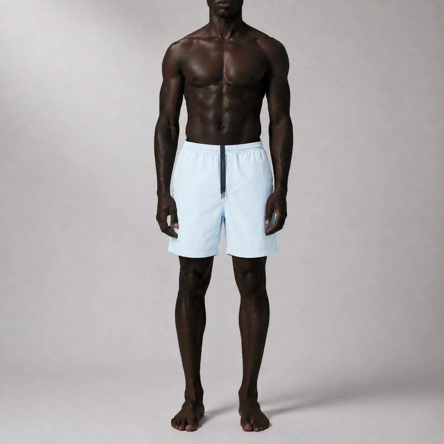 AquaSilk Sky Blue Classic Swim Shorts