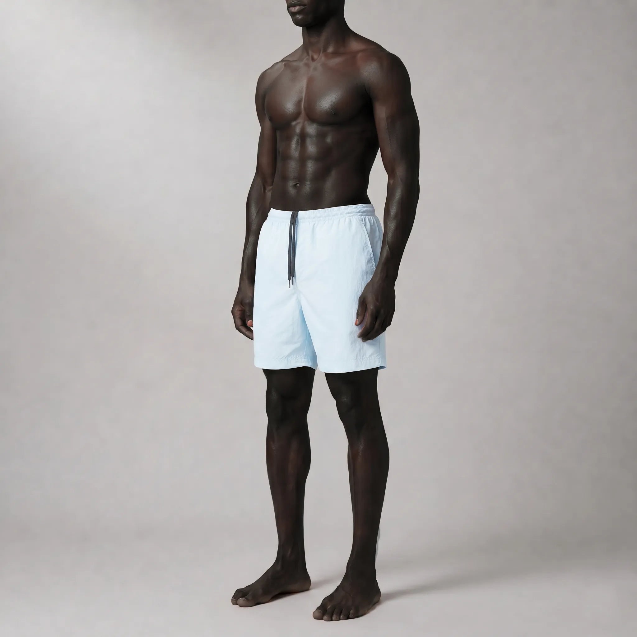 AquaSilk Sky Blue Classic Swim Shorts