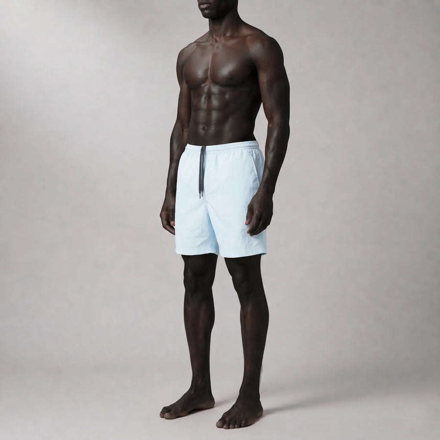 AquaSilk Sky Blue Classic Swim Shorts