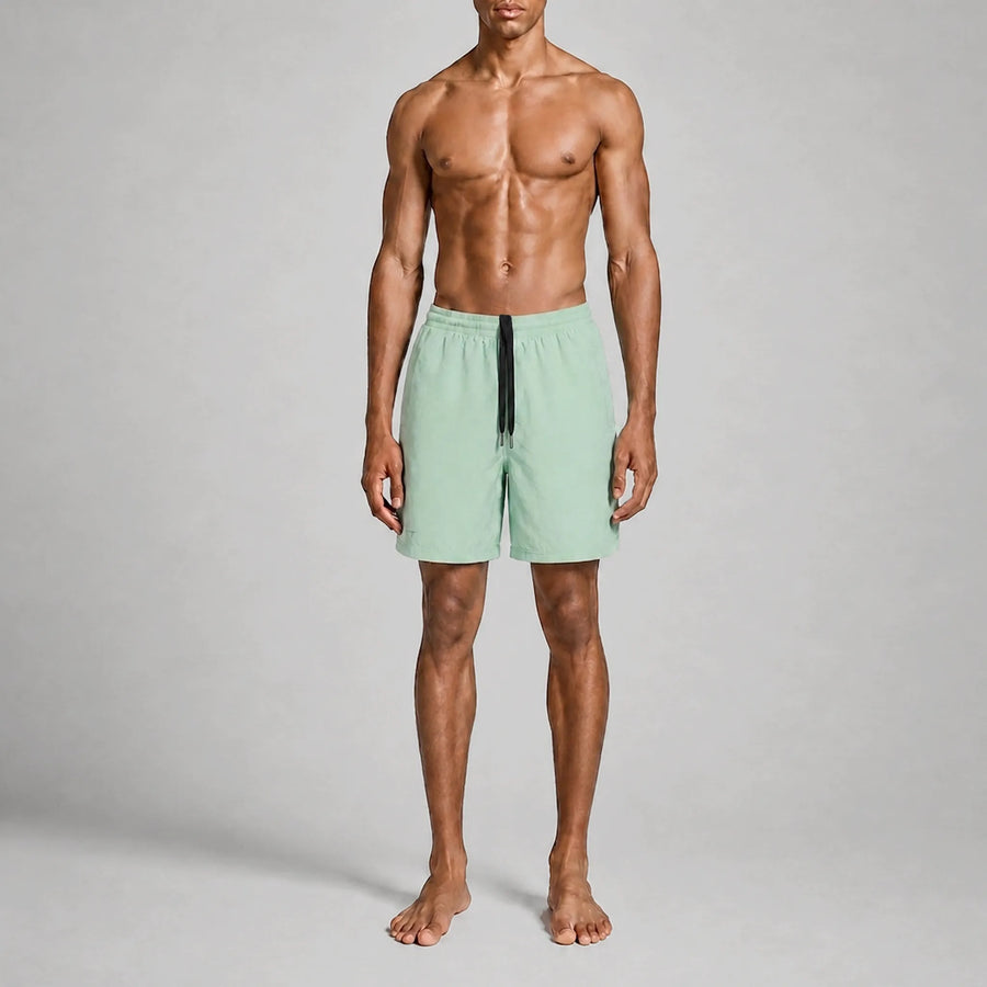 AquaSilk Mint Green Classic Swim Shorts