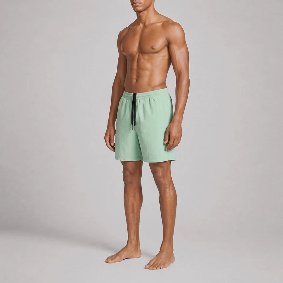 AquaSilk Mint Green Classic Swim Shorts