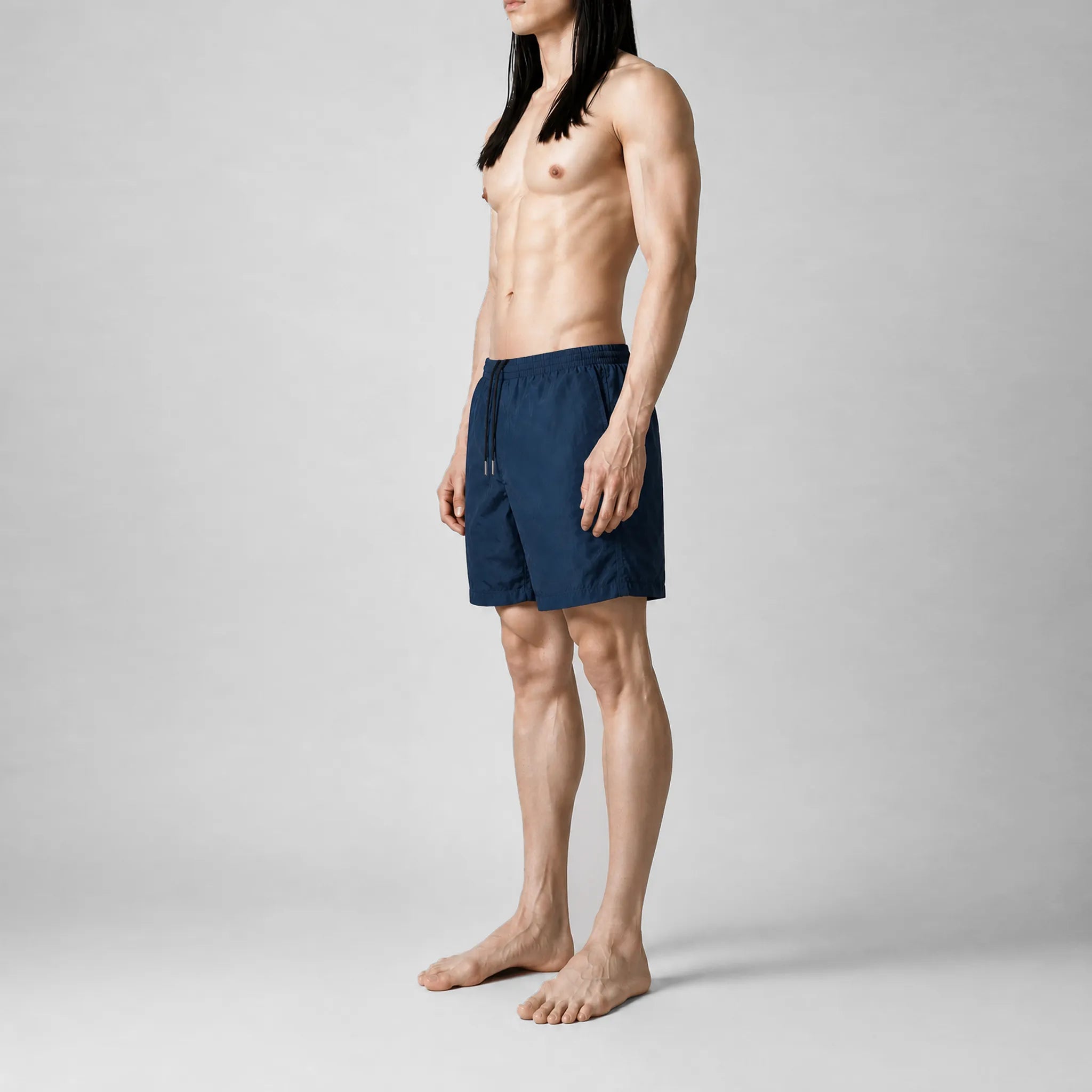 AquaSilk Dark Navy Classic Swim Shorts