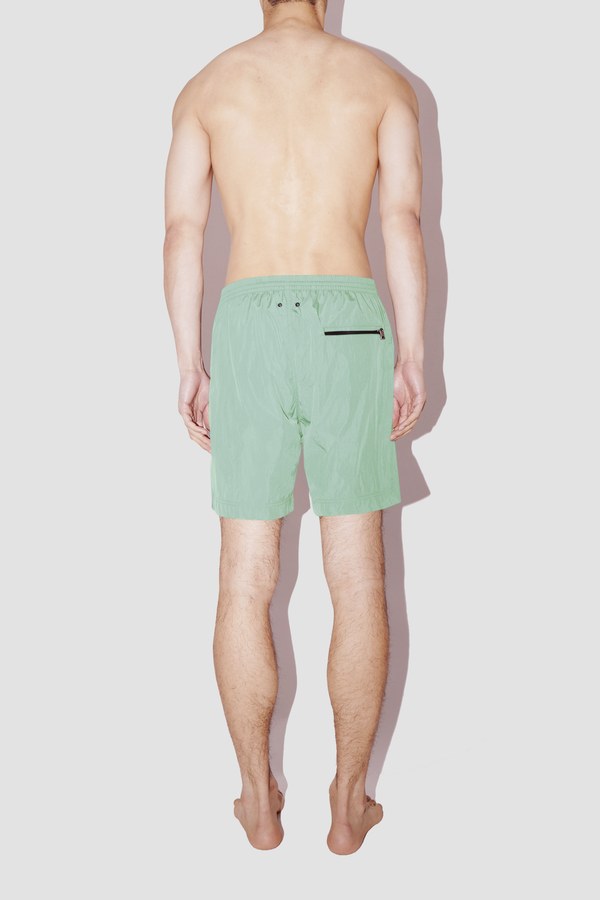 Almond Green Classic Swim Shorts