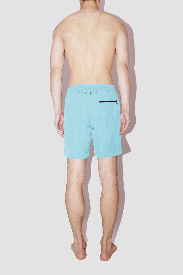 Aqua Blue Classic Swim Shorts