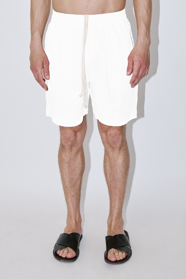 TerraLinen White Classic Shorts