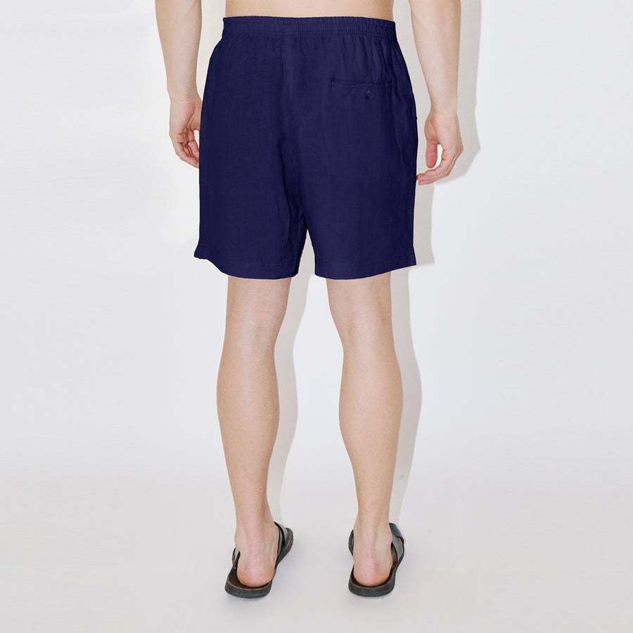TerraLinen Indigo Classic Shorts