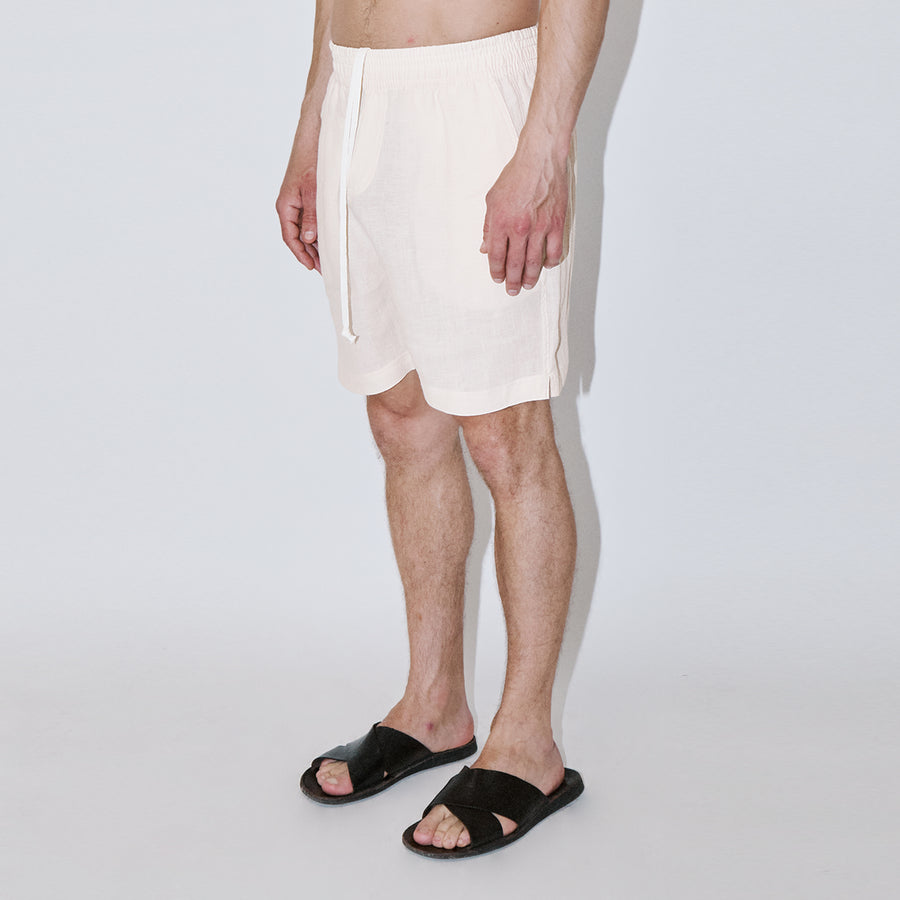 TerraLinen Ivory Classic Shorts