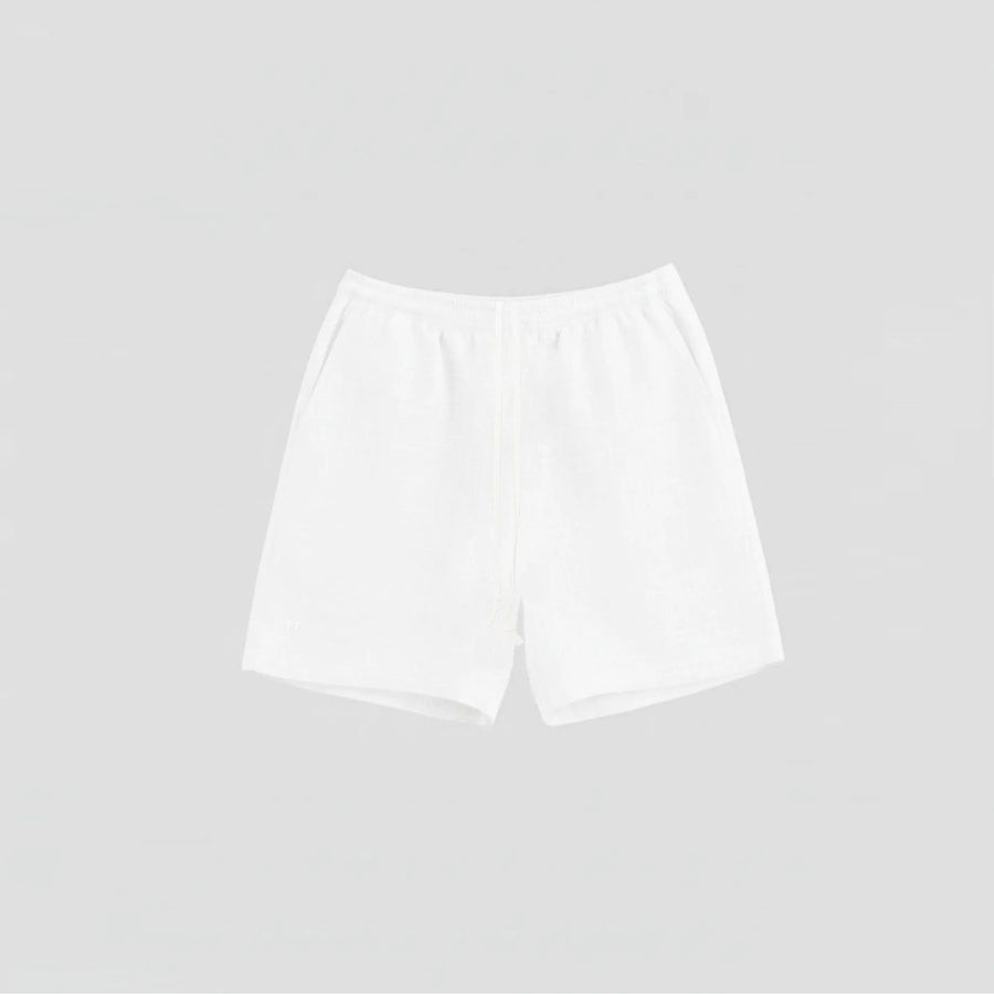 TerraLinen White Classic Shorts