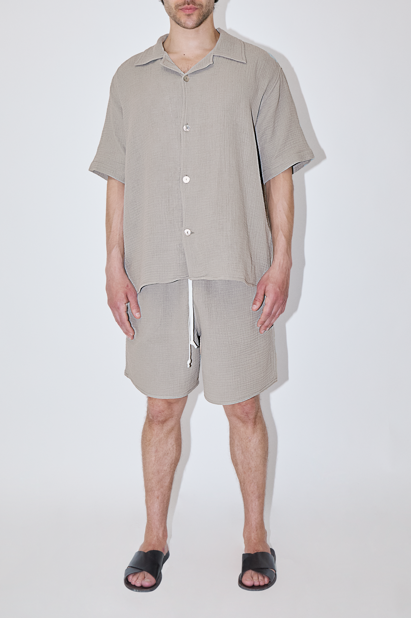 AngelWeave Sand Gauze Resort Shirt