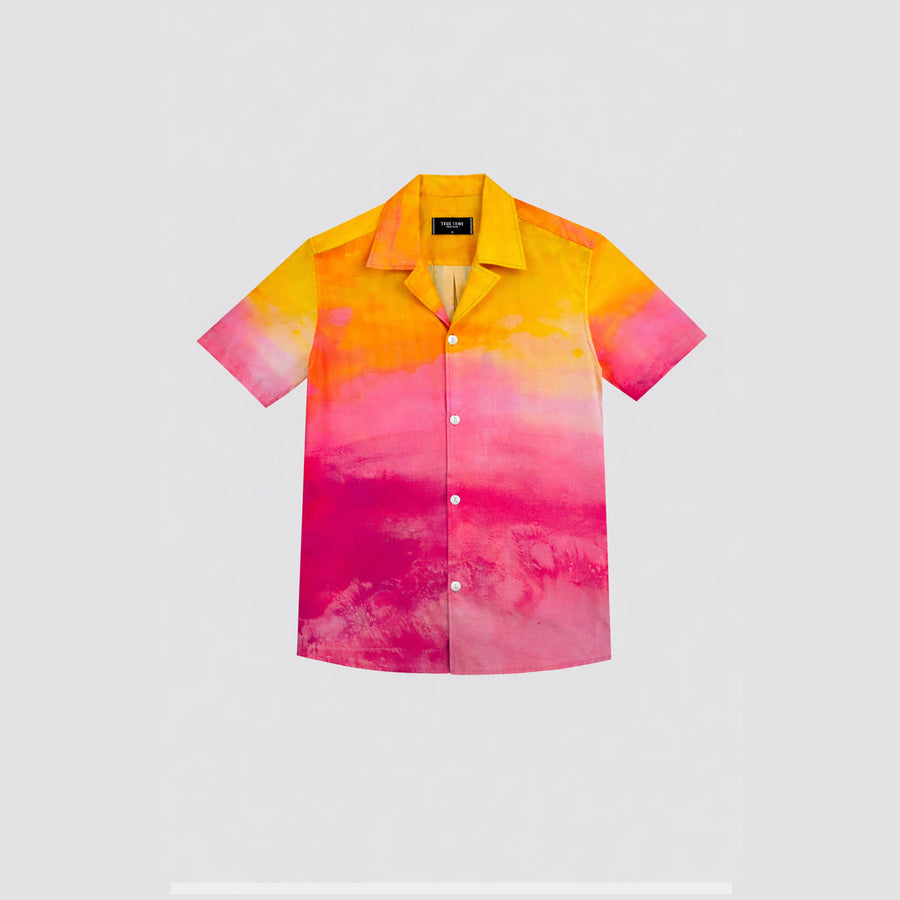 GizaFine Bliss Satin Resort Shirt