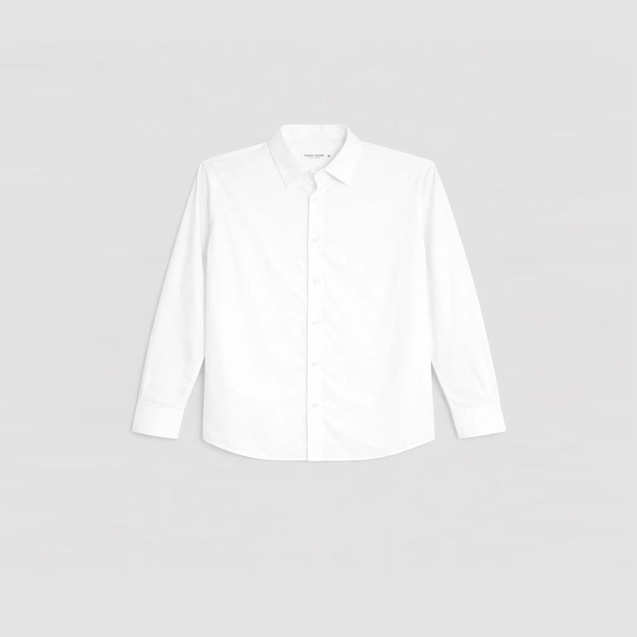 BreathAir White Cotton Voile Oversized Shirt
