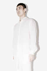 White Linen Classic Shirt