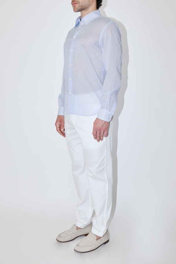 BreathAir Chambray Stripe Classic Shirt