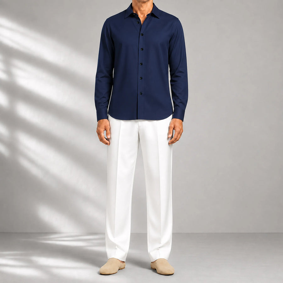 MicroTwill Navy