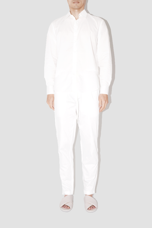 SmoothWeave White Micro Twill Classic Shirt