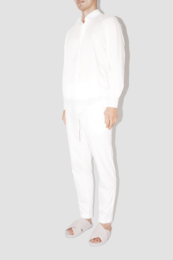 SmoothWeave White Micro Twill Classic Shirt