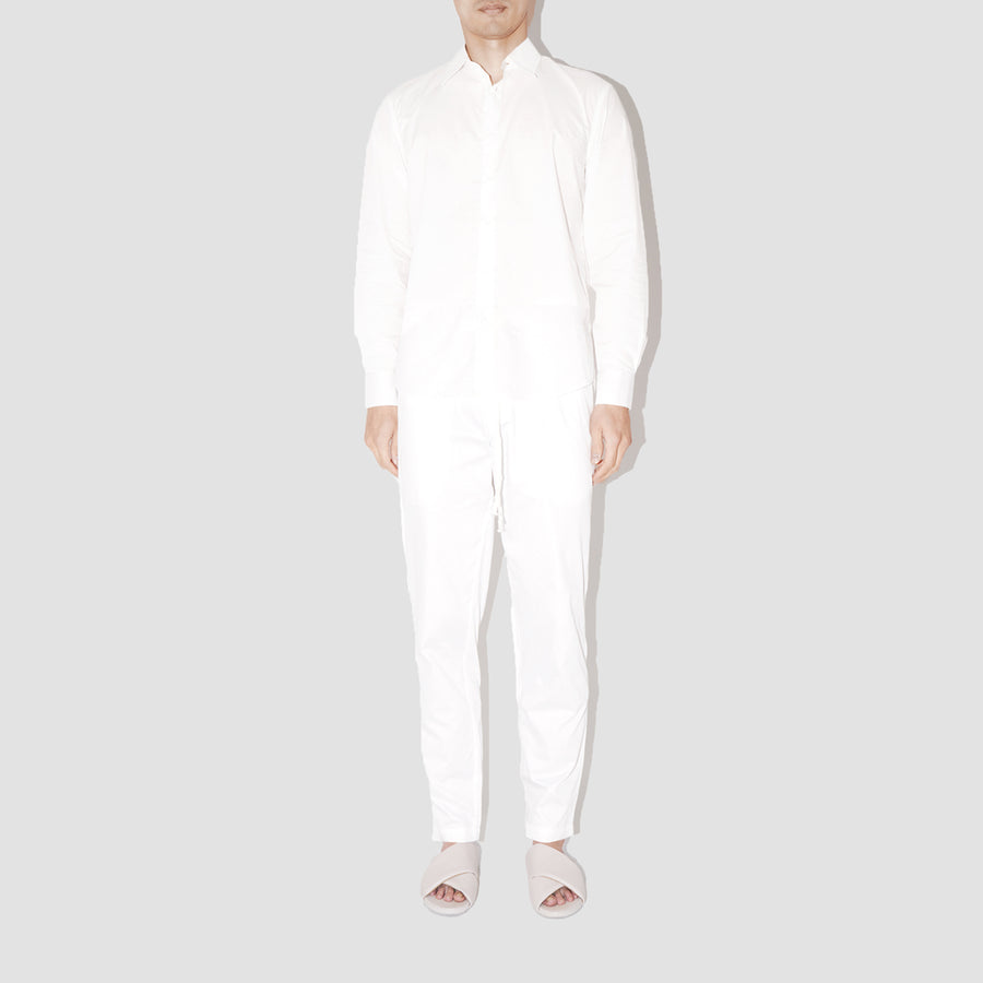 SmoothWeave White Micro Twill Classic Shirt