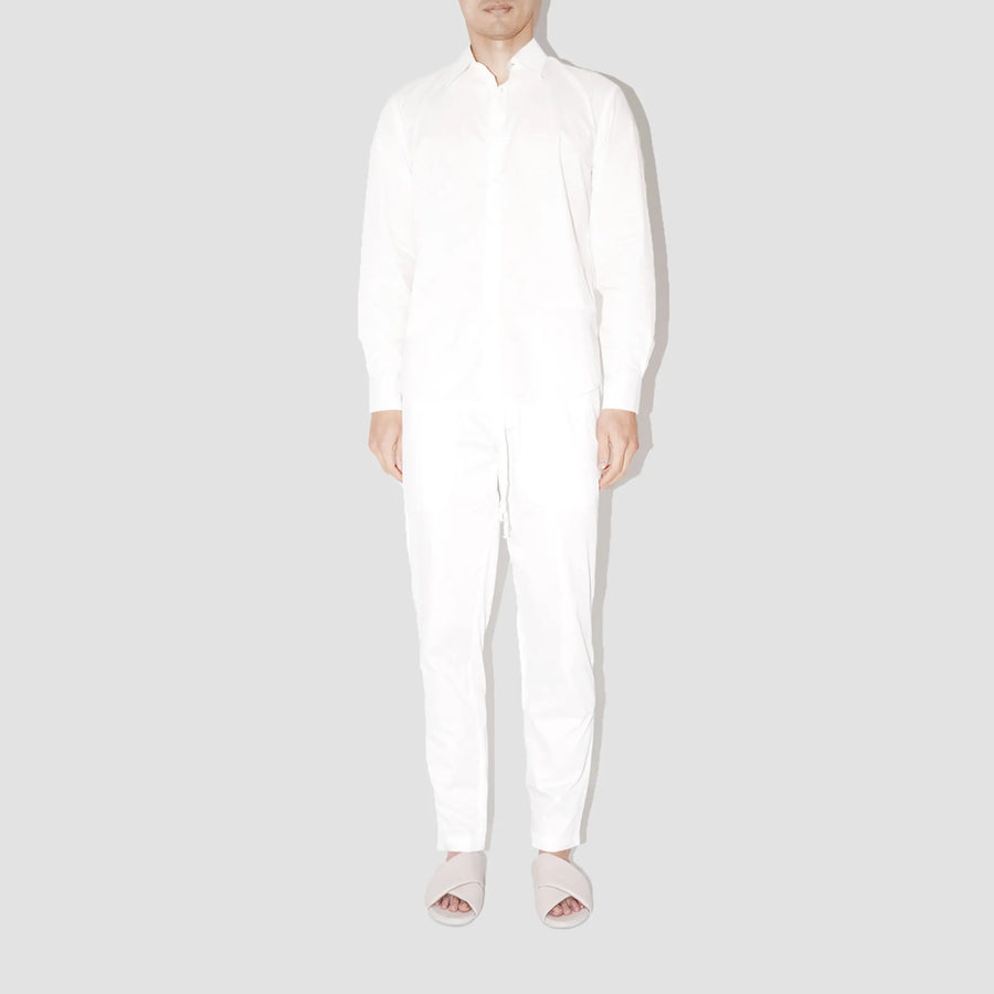 SmoothWeave White Micro Twill Classic Shirt