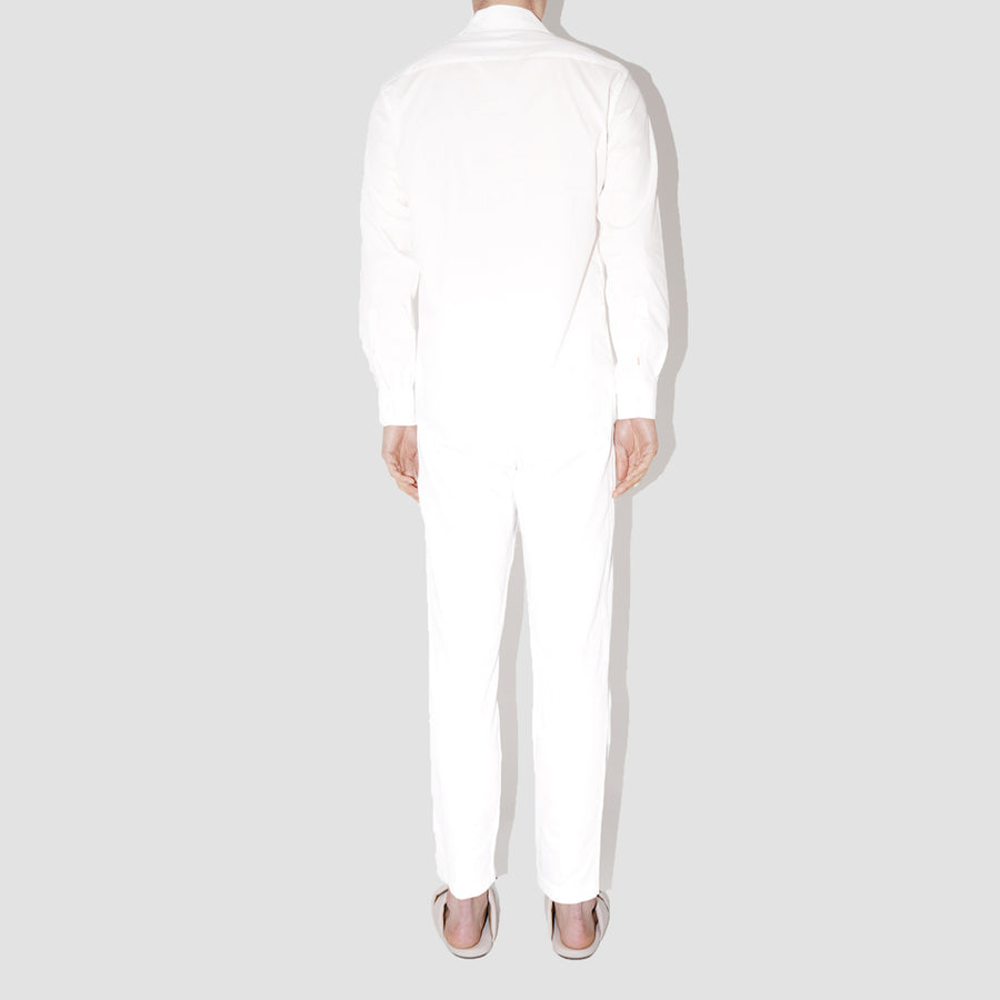 SmoothWeave White Micro Twill Classic Shirt