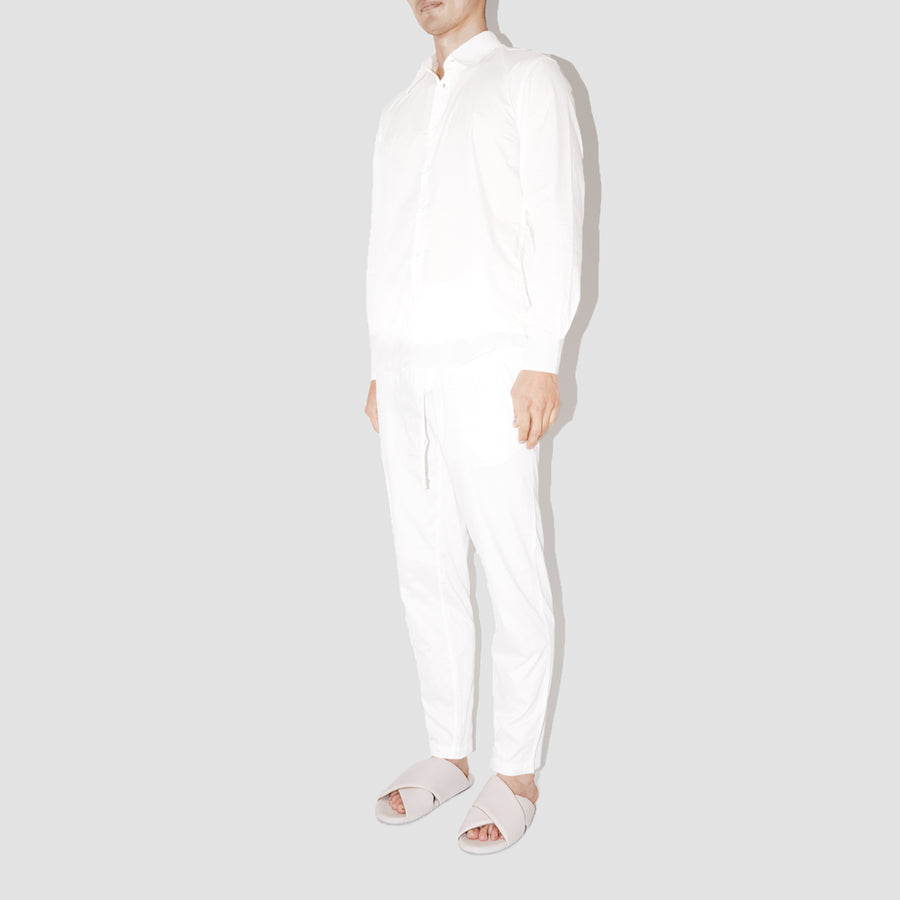 SmoothWeave White Micro Twill Classic Shirt