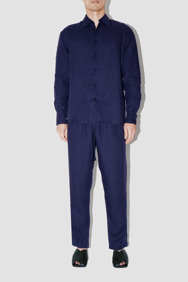 TerraLinen Indigo Classic Shirt