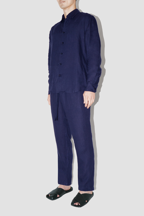 TerraLinen Indigo Classic Shirt