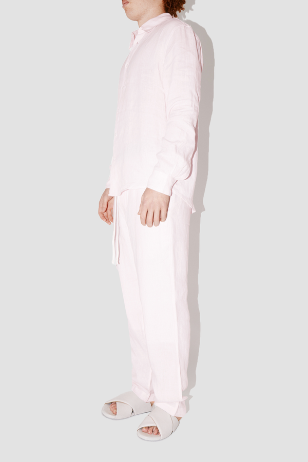 TerraLinen Pink Classic Shirt