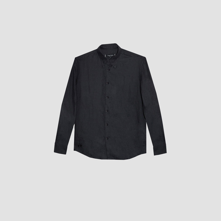 TerraLinen Black Classic Shirt