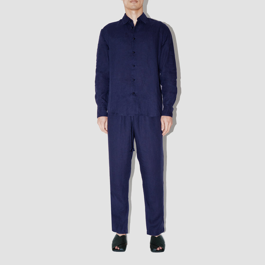 TerraLinen Indigo Classic Shirt